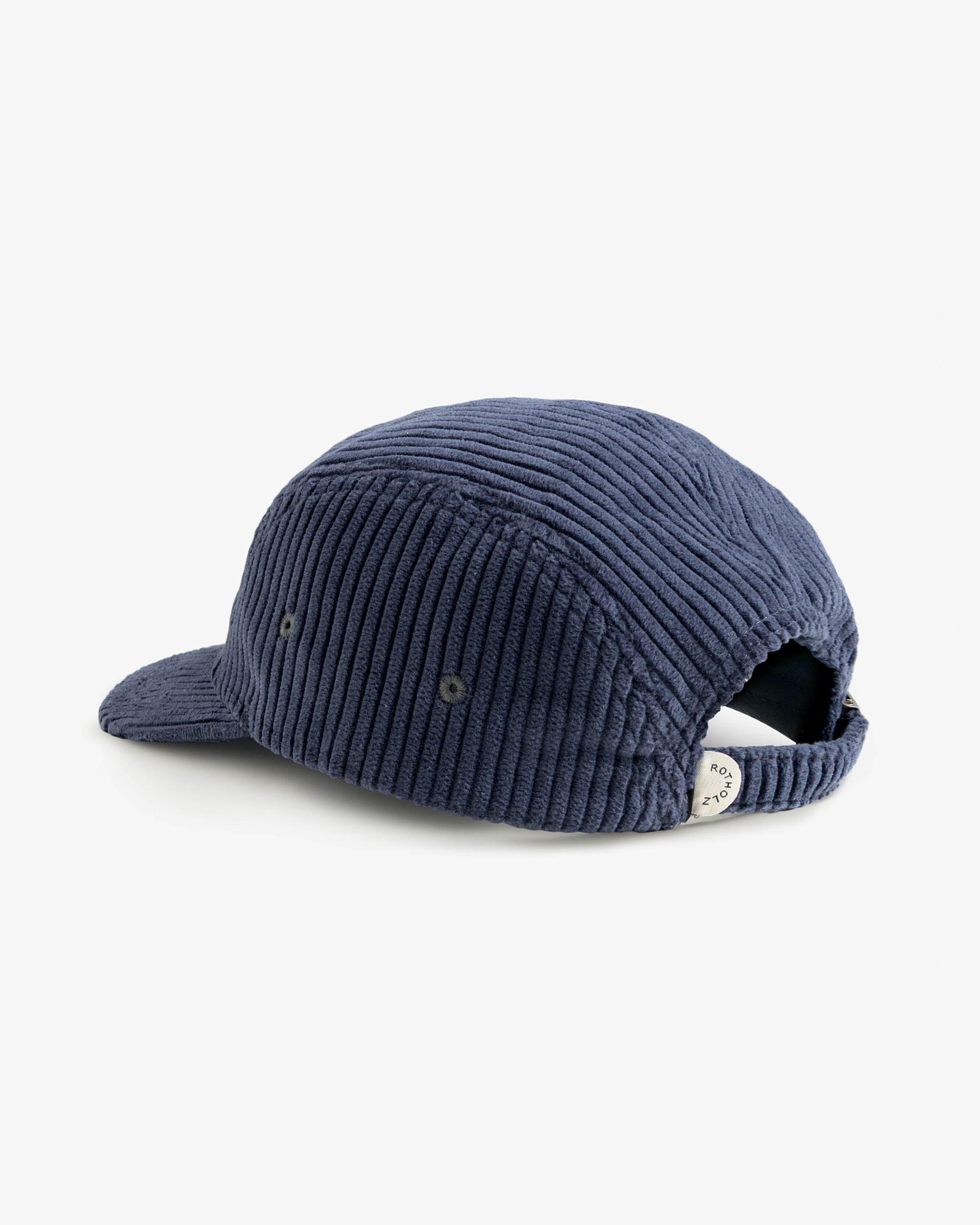 Cord 5-Panel Cap Bio Baumwolle - Blau