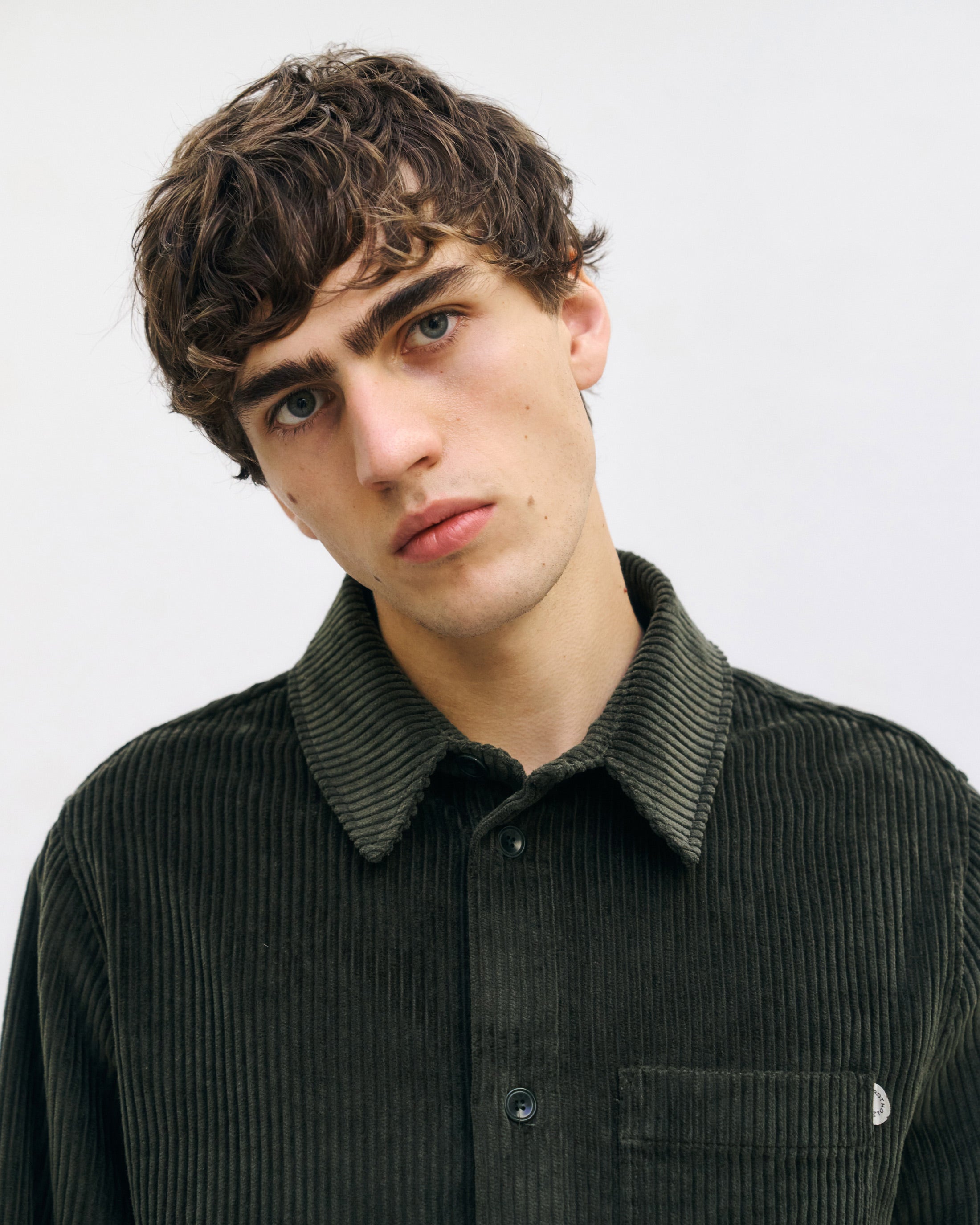Cord Hemd Bio Baumwolle - Dunkelgrün