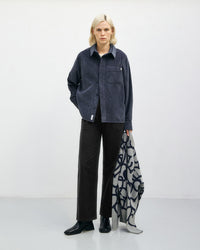 Cord Hemd Bio Baumwolle - Blau