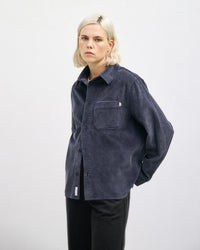 Cord Hemd Bio Baumwolle - Blau