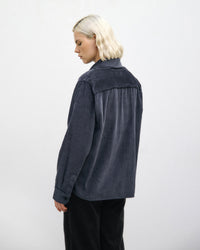 Cord Hemd Bio Baumwolle - Blau