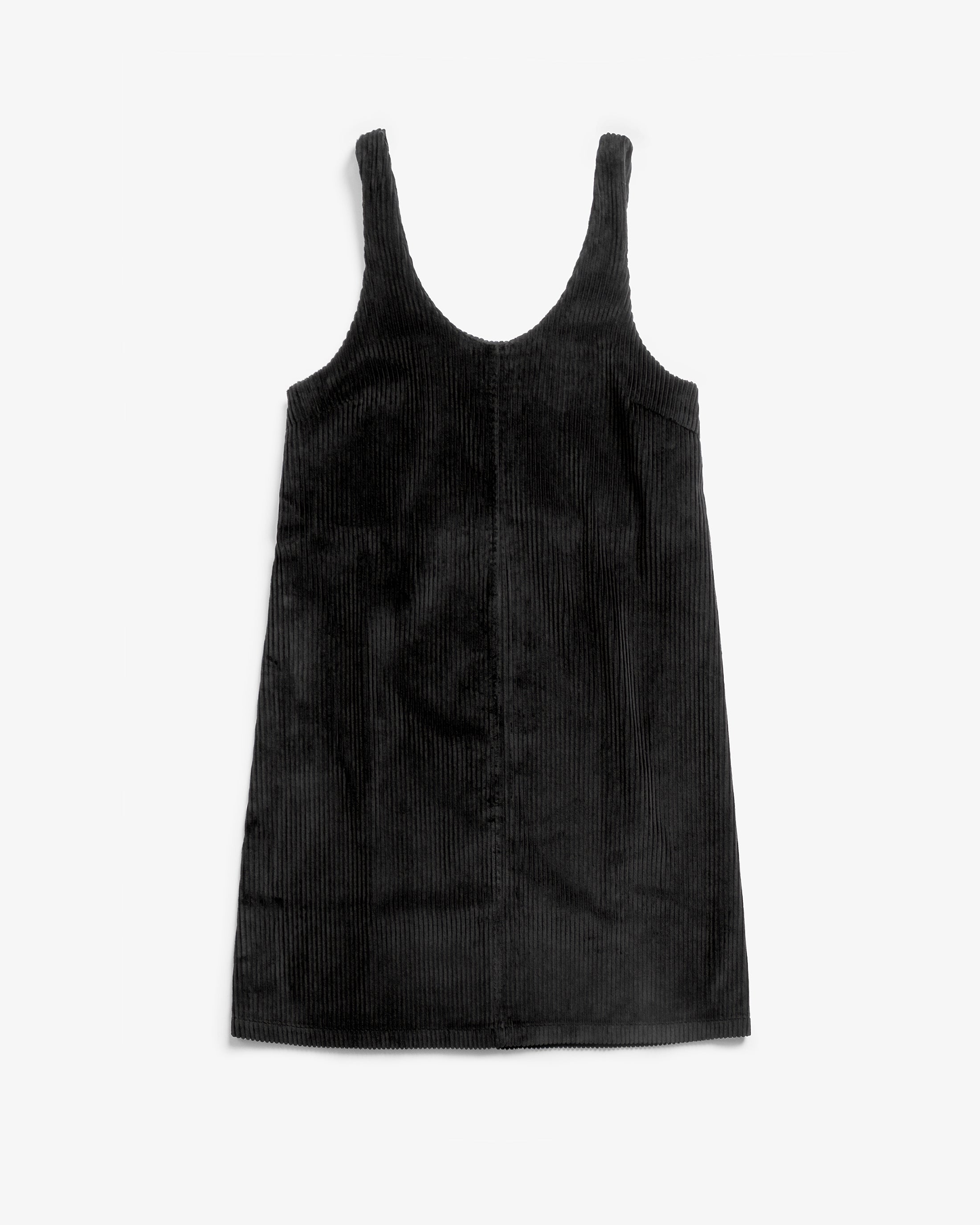 Cord Kleid Bio Baumwolle - Schwarz