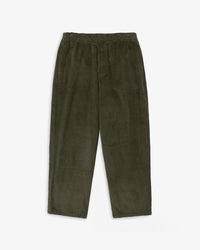 Cord Wide Pant - Dark Green