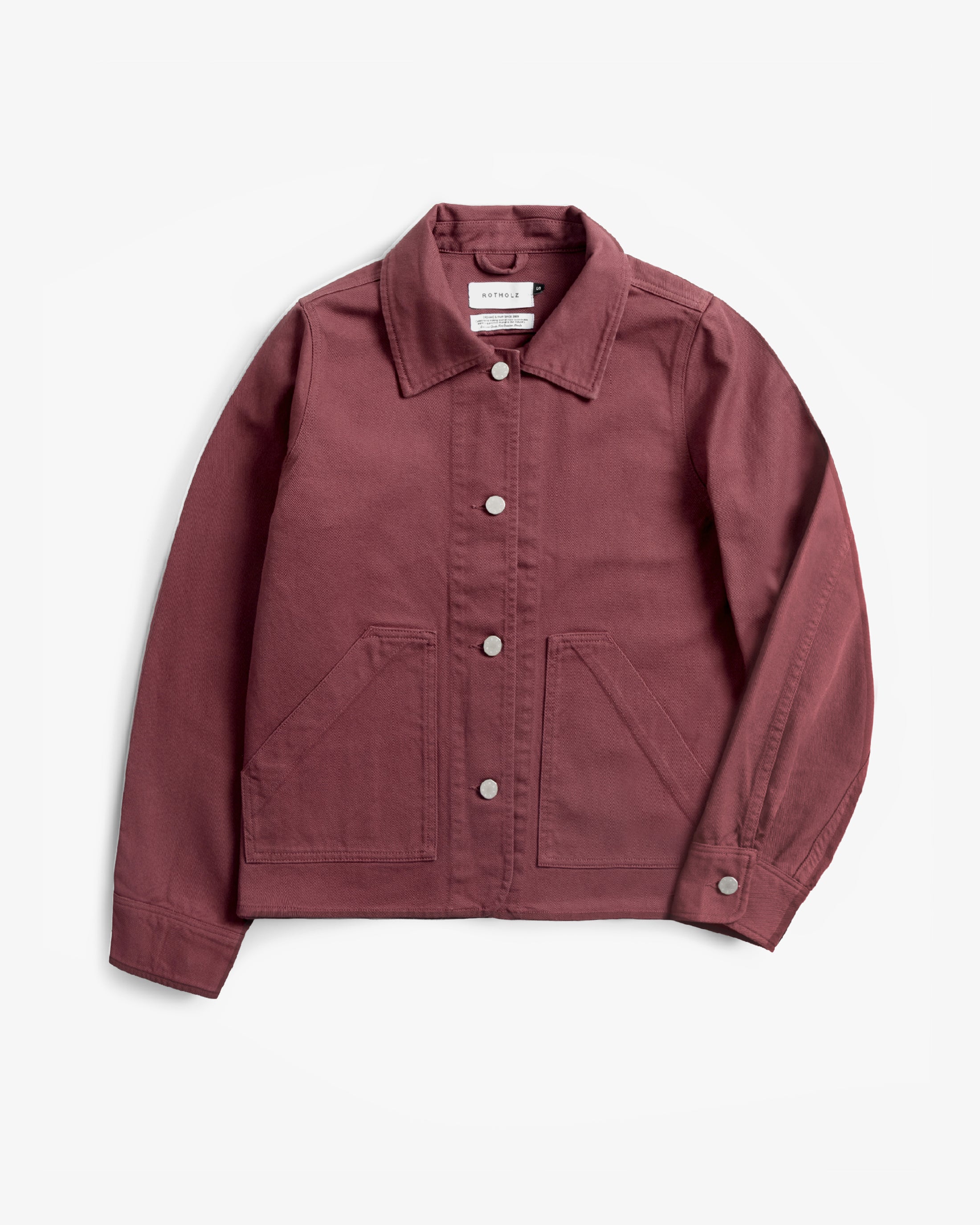 Kurze Jacke Bio Baumwolle - Rot