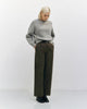 Kurzer Strickpullover Recycelte Wolle - Hellgrau