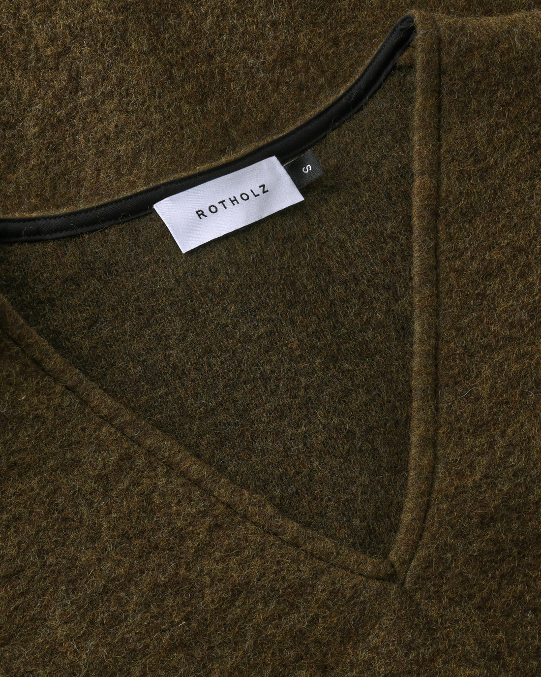 Kurze Weste Bio Wolle - Dunkelgrün