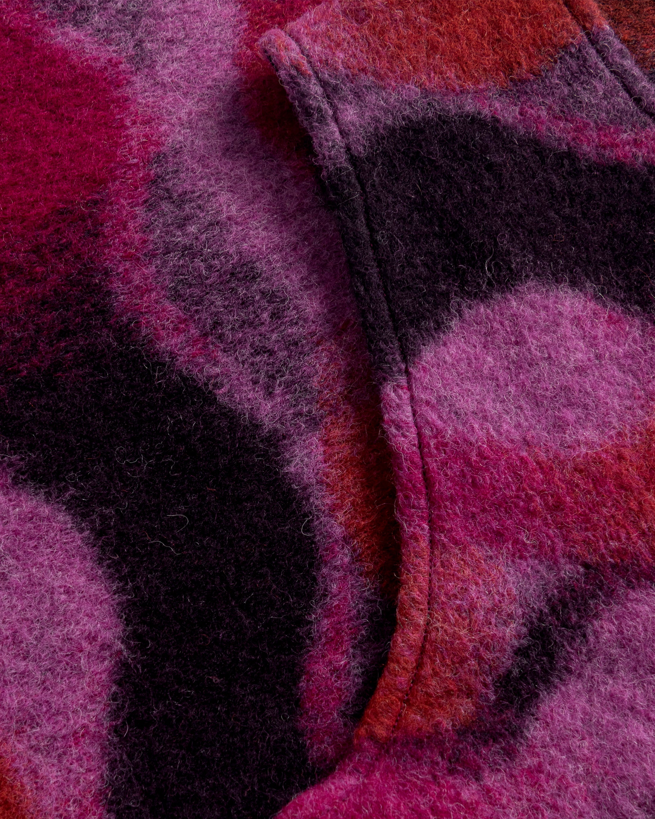 Kurze Weste Bio Wolle - Pink