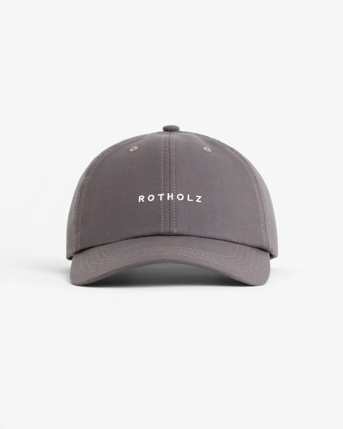 Rotholz Dad Cap aus Bio-Baumwolle Grau