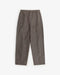 Weite Bundfaltenhose Bio Baumwolle - Canvas Braun