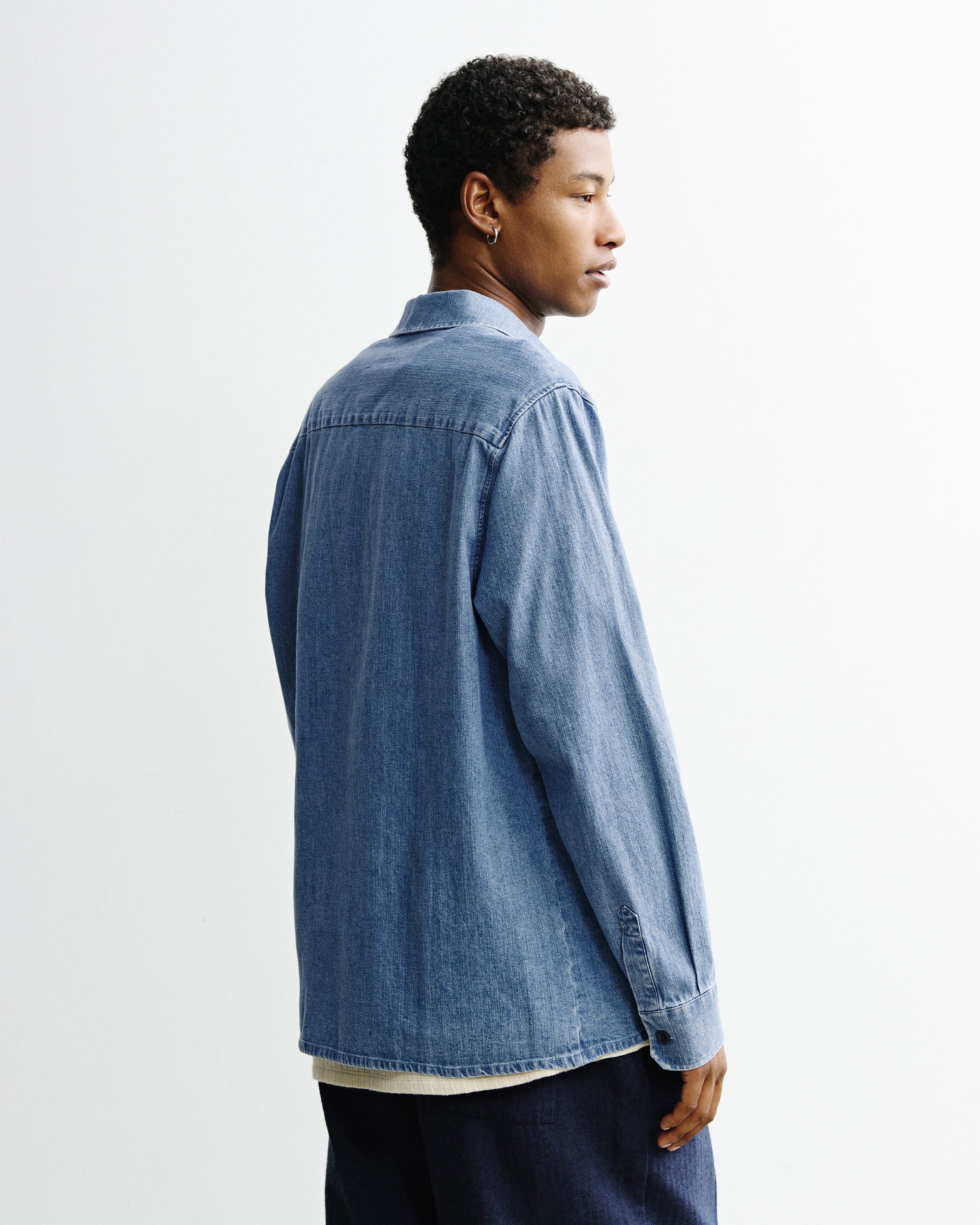 Denim Hemd Bio Baumwolle - Blau