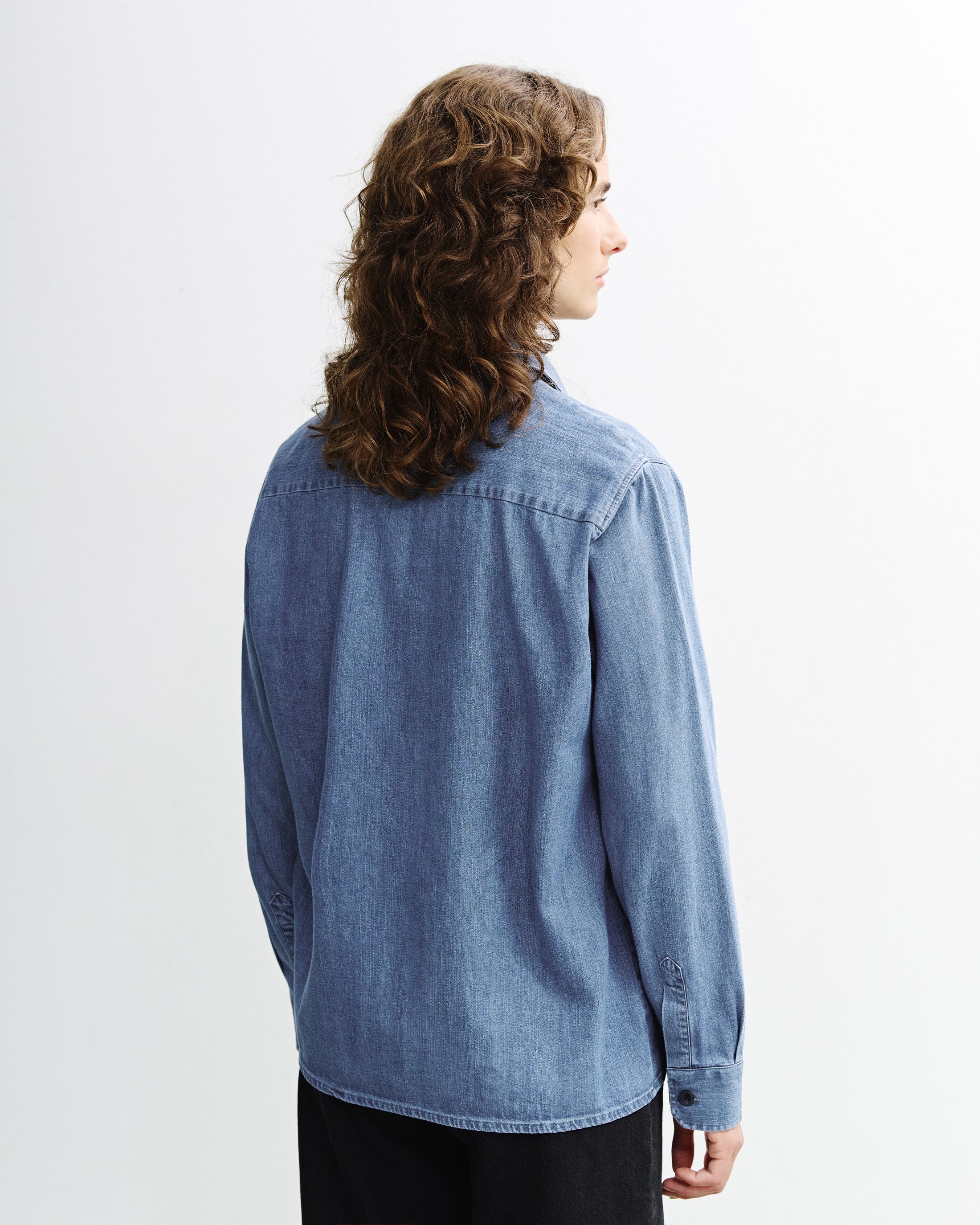 Denim Hemd Bio Baumwolle - Blau