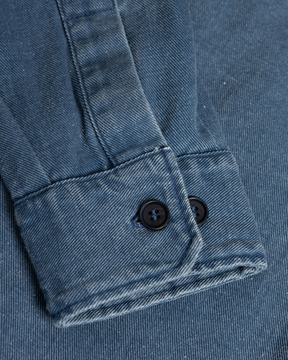 Denim Hemd Recycelte Baumwolle - Blau