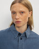 Denim Hemd Recycelte Baumwolle - Blau