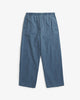 Weite Denim Hose Recycelte Baumwolle - Blau