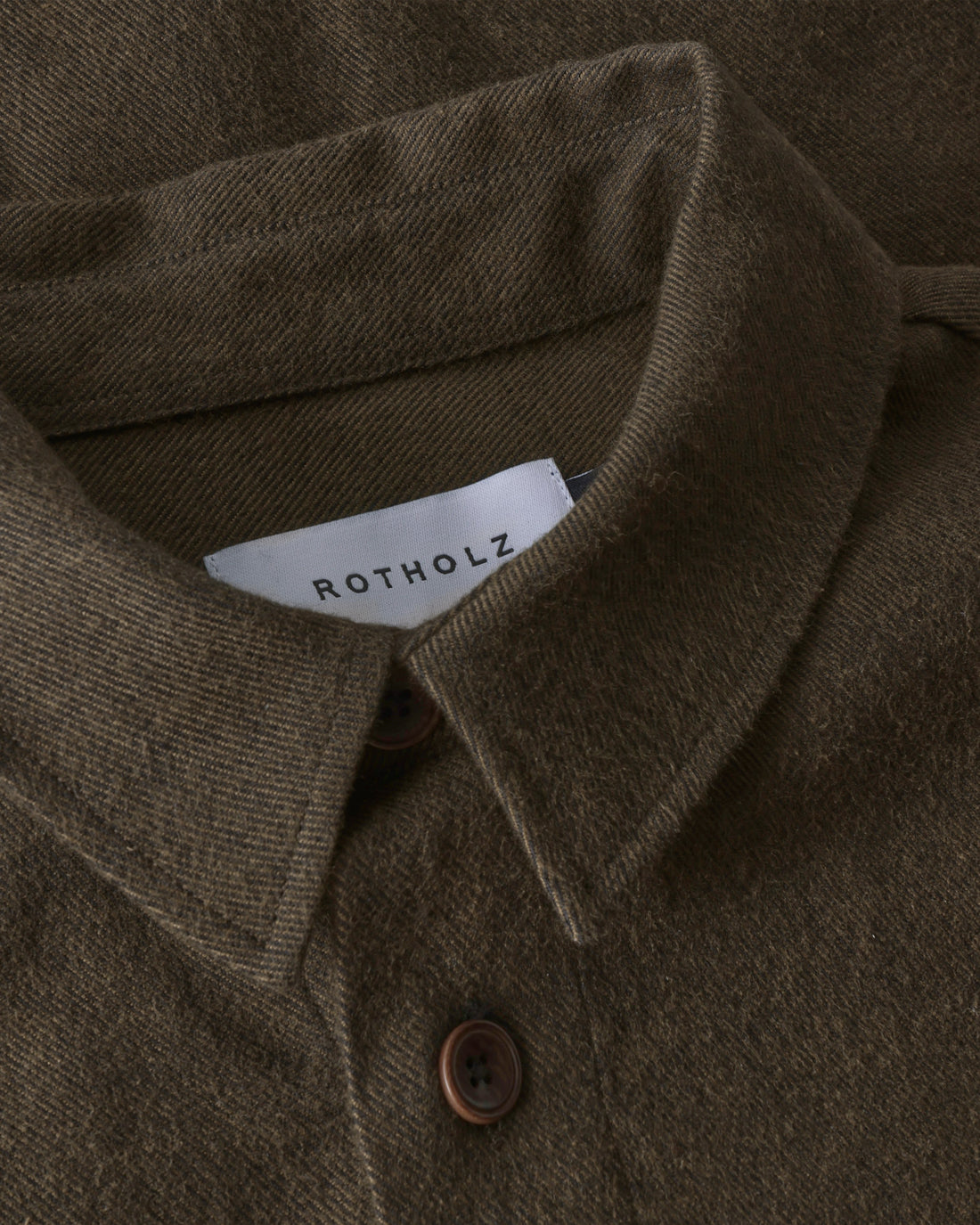 Flanell Hemd Bio Baumwolle - Braun