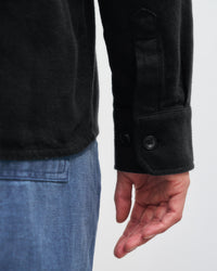 Flanell Hemd Bio Baumwolle - Schwarz