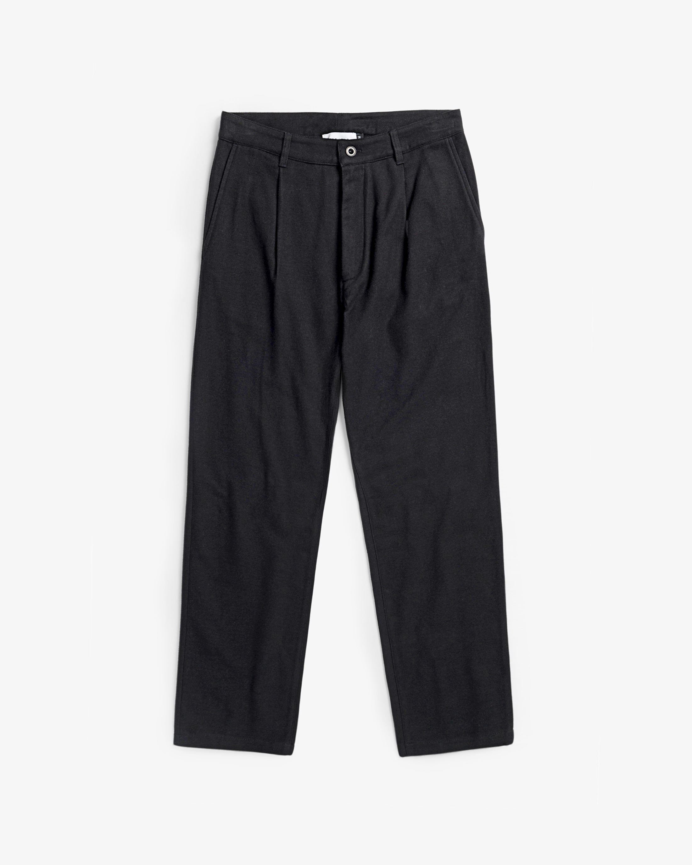 Everyday Flannelhose Bio Baumwolle - Schwarz