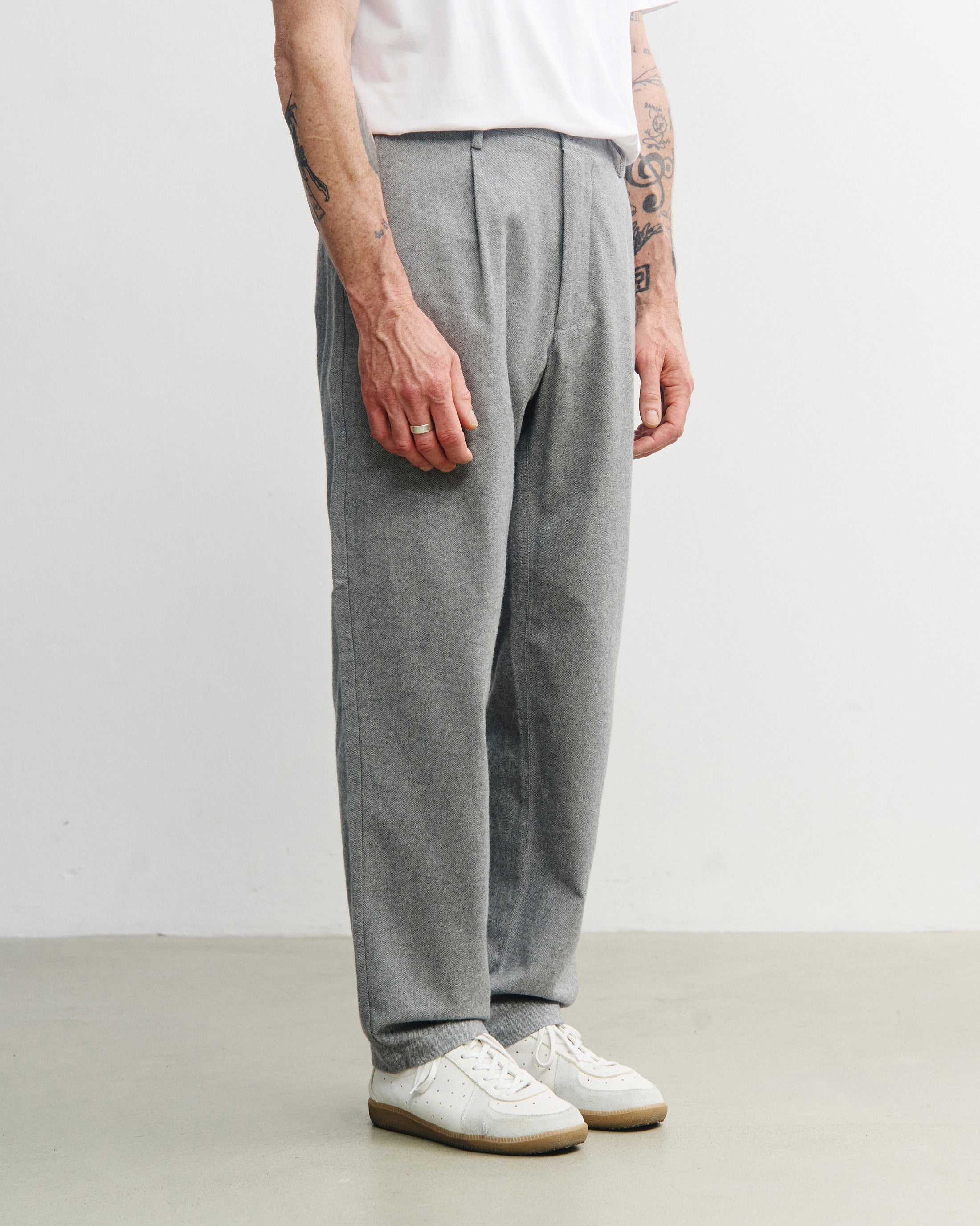 Everyday Flannelhose Bio Baumwolle - Grau