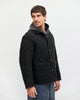 Flanell Steppjacke Bio Baumwolle - Schwarz