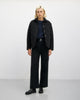 Flanell Steppjacke Bio Baumwolle - Schwarz