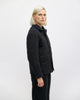 Flanell Steppjacke Bio Baumwolle - Schwarz