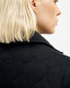 Flanell Steppjacke Bio Baumwolle - Schwarz