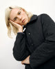 Flanell Steppjacke Bio Baumwolle - Schwarz