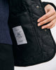 Flanell Steppjacke Bio Baumwolle - Schwarz