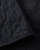Flanell Steppweste Bio Baumwolle - Schwarz