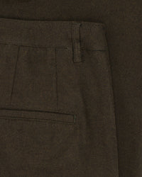 Flanell Hose Bio Baumwolle - Braun