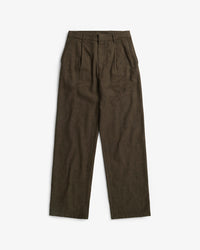 Flanell Hose Bio Baumwolle - Braun