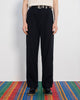 Flanell Hose Bio Baumwolle - Schwarz