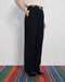Flanell Hose Bio Baumwolle - Schwarz
