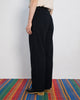 Flanell Hose Bio Baumwolle - Schwarz