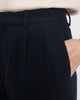 Flanell Hose Bio Baumwolle - Schwarz