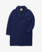 Mantel Bio Wollmischung - Royalblau