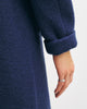 Mantel Bio Wollmischung - Royalblau