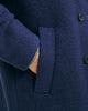 Mantel Bio Wollmischung - Royalblau