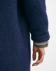 Mantel Bio Wollmischung - Royalblau