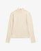 Schweres Mockneck Longsleeve Bio Baumwolle - Creme