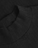Schweres Mockneck Longsleeve Bio Baumwolle - Schwarz