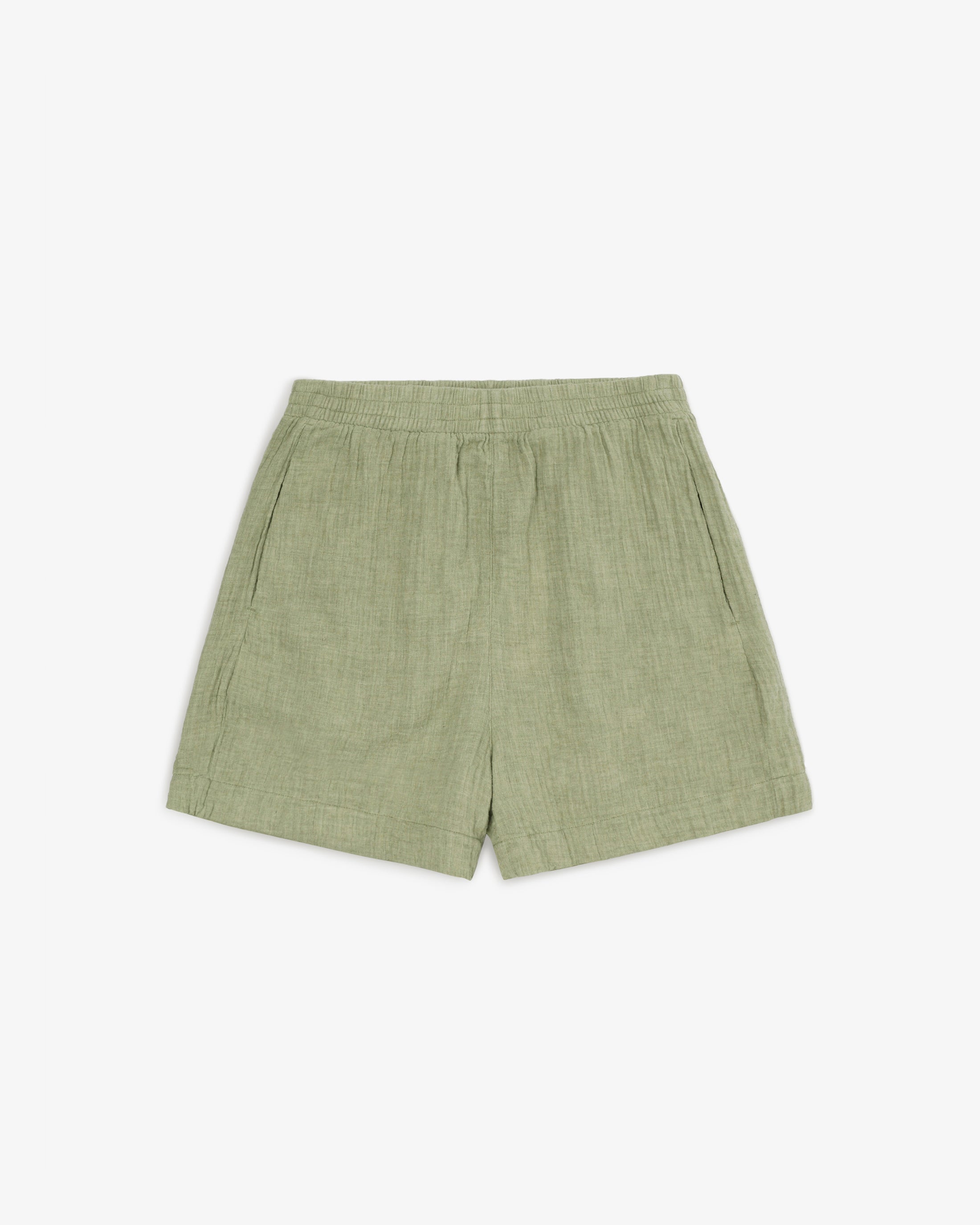 Musselin Shorts Bio Baumwolle - Grün