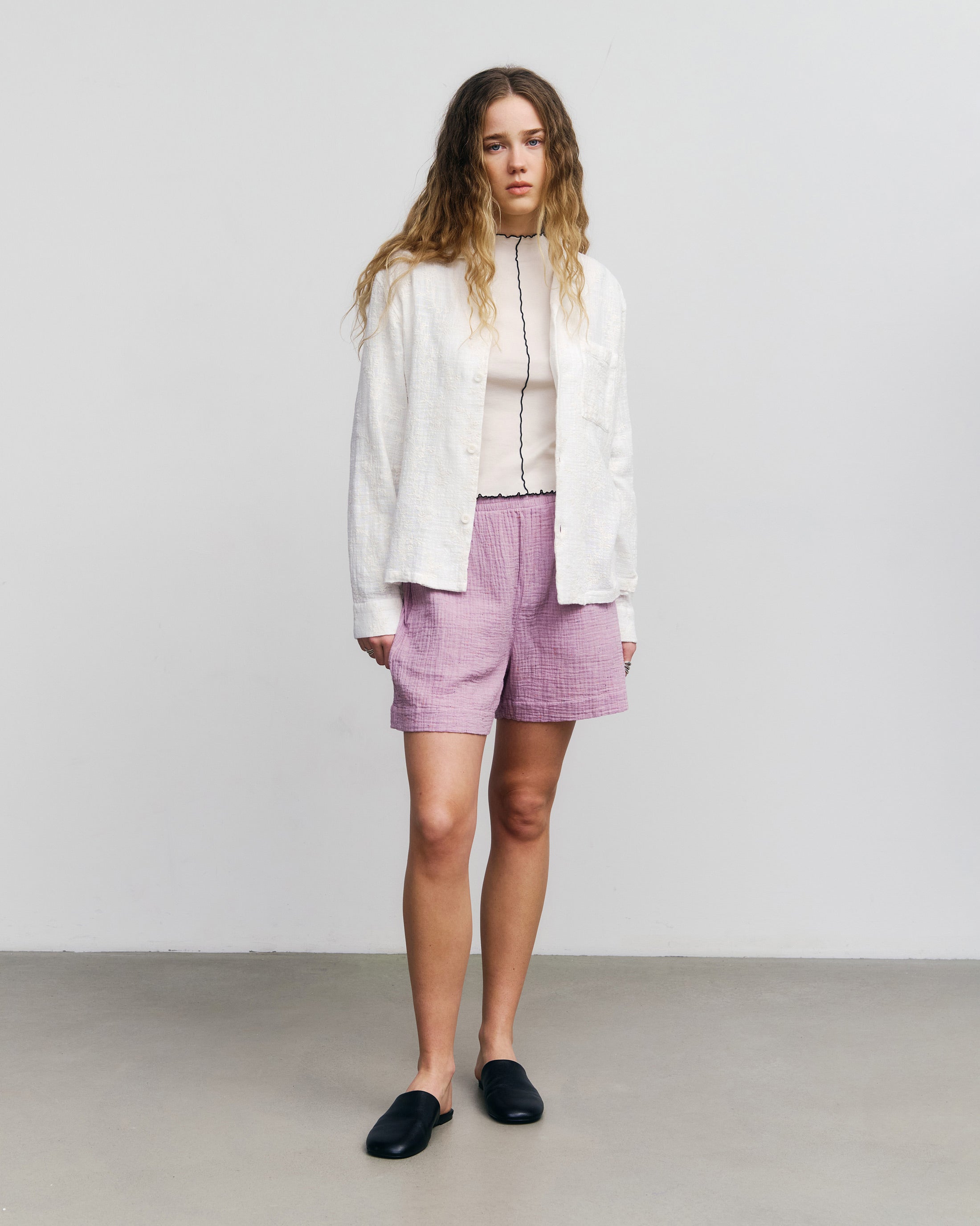 Musselin Shorts Bio Baumwolle - Pink