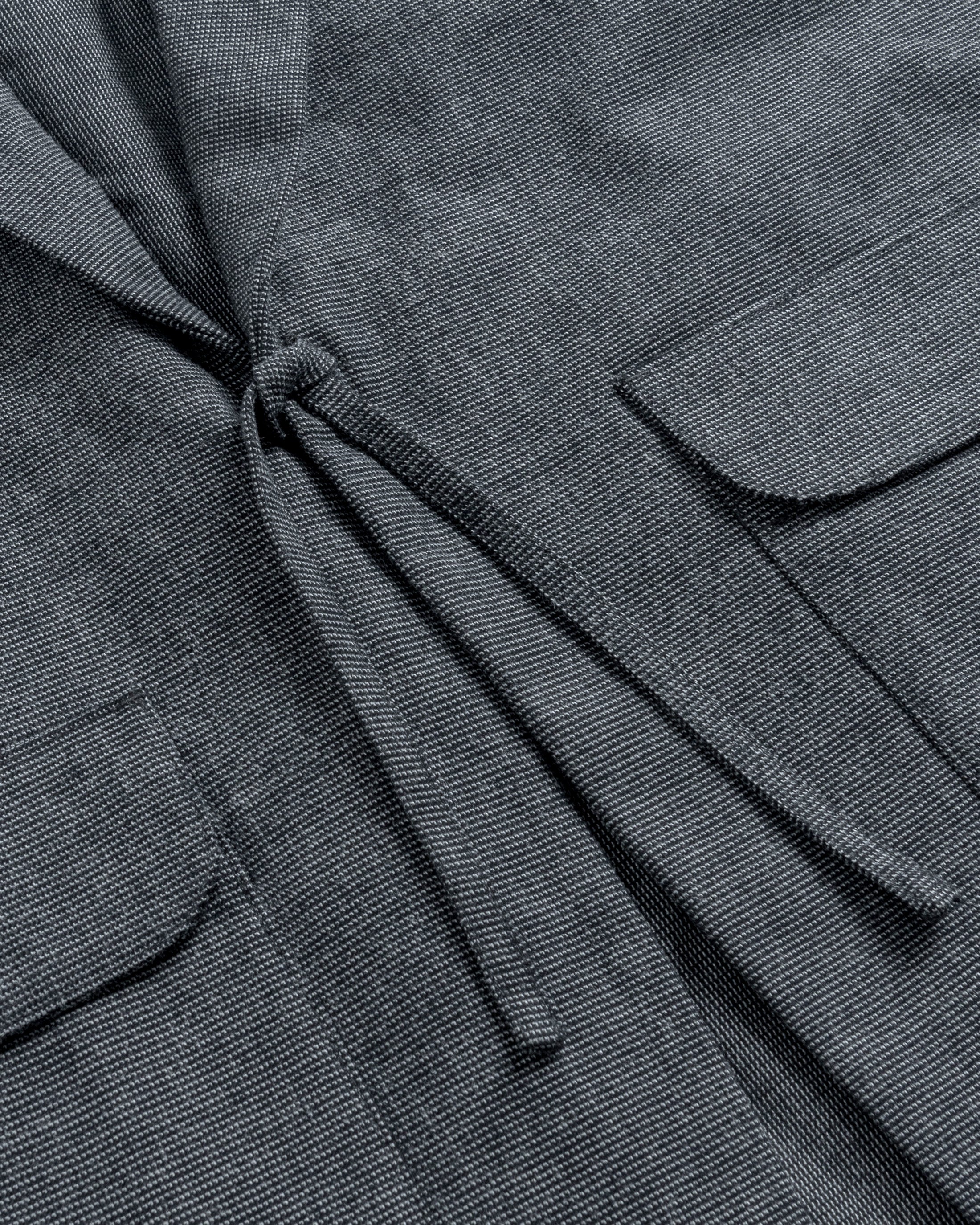 Kimono Blazer Bio Baumwolle - Grau Melange