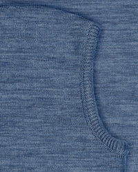 Balaclava Merinowolle - Hellblau Melange