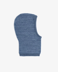 Balaclava Merinowolle - Hellblau Melange