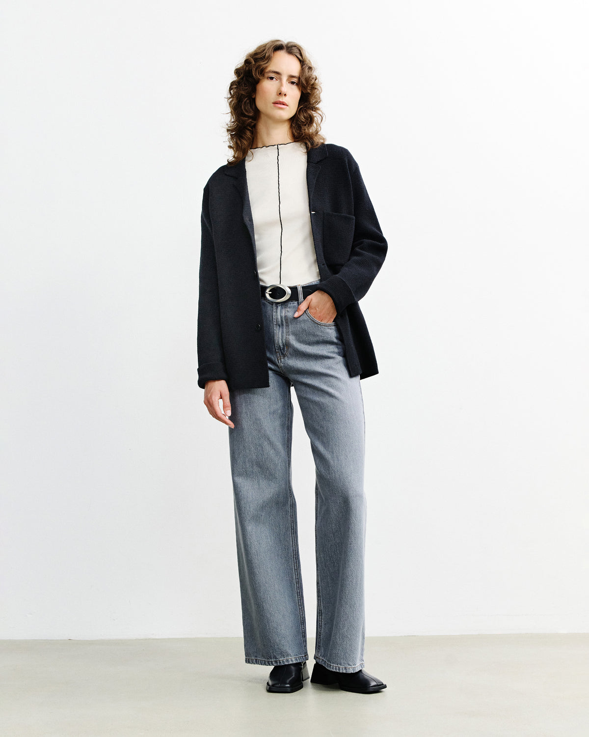 Knit Jacket - True Black
