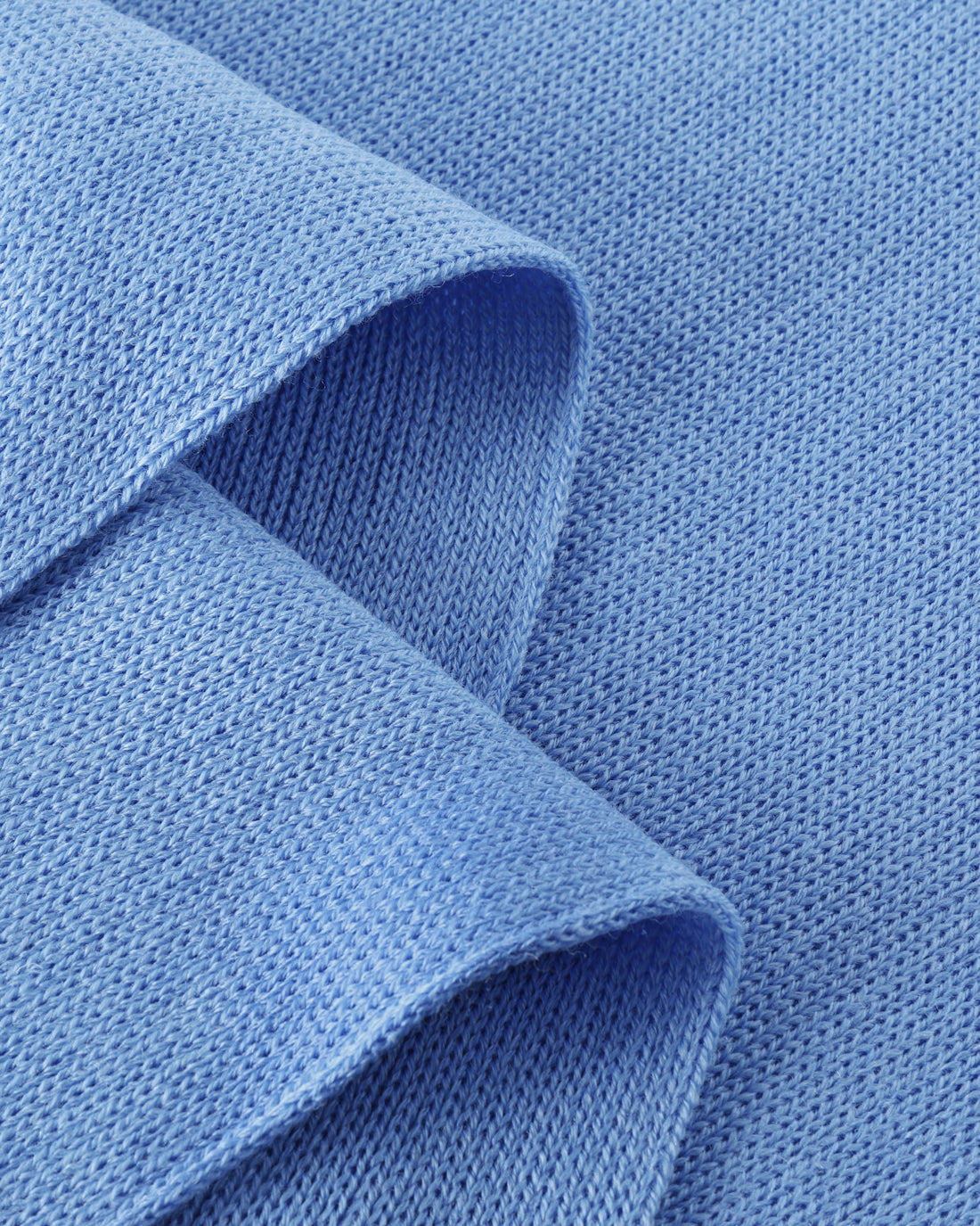 Strickschal Merinowolle - Hellblau