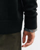 Strick Shirt Merinowolle - Schwarz
