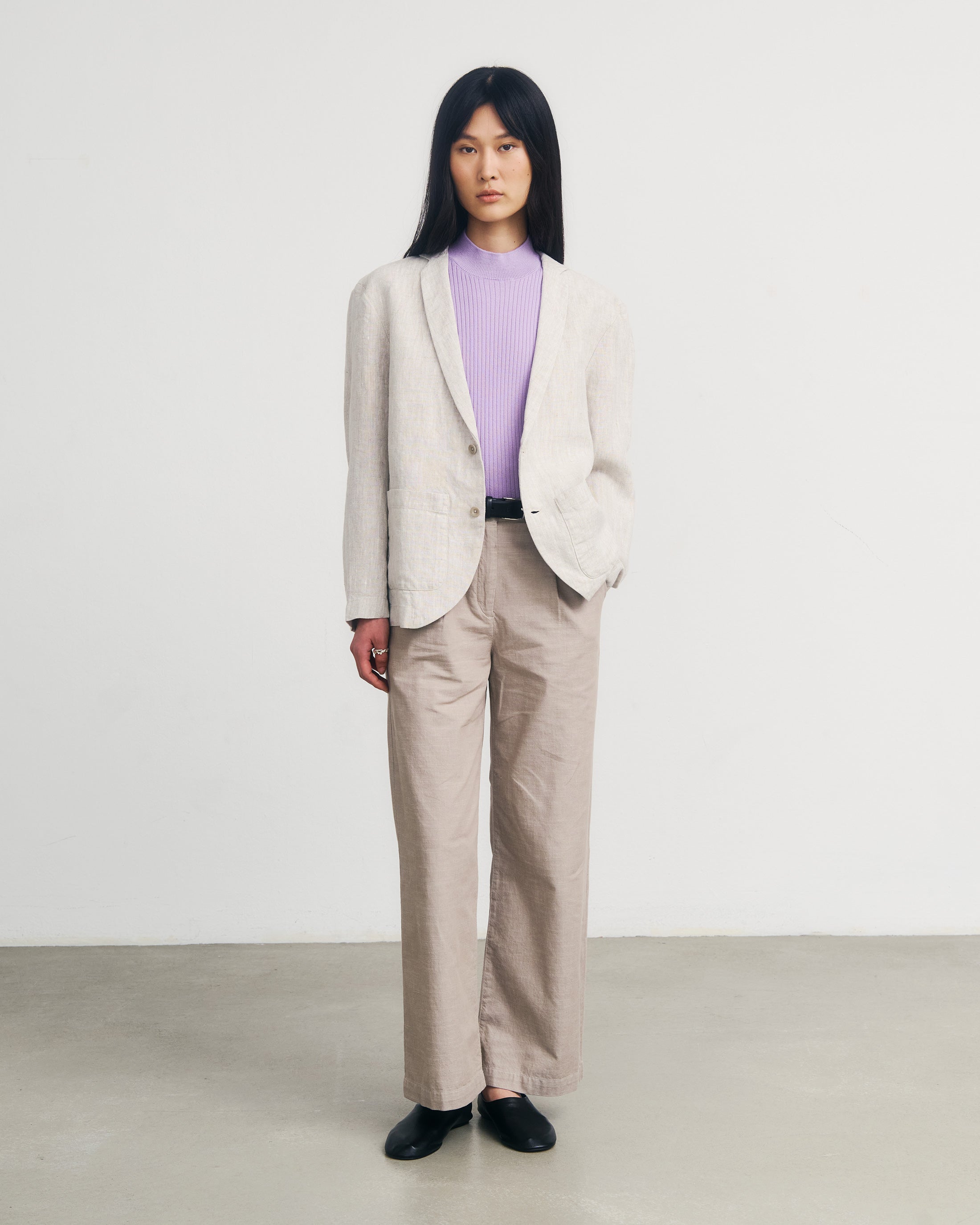 Merino Strick Singlet - Pink